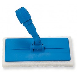 MONTURE BALAI PORTE PAD BLEUE 27CM